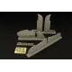 Brengun BRL48017 1/48 Beaufighter Mk IV -X control surfaces PE-resin Tamiya