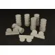 Brengun BRL48020 1/48 Fuel drums ( 3 types) Resin drums 3 types, six pieces