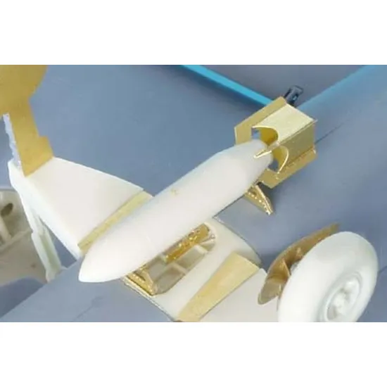 Brengun BRL48021 1/48 US 1600lb AP b Resin-PE set of US armor piercing bomb