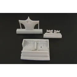 Brengun BRL48032 1/48 Hurricane Mk II,IV wheel bay Resin accessories Hasegawa