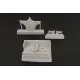 Brengun BRL48032 1/48 Hurricane Mk II,IV wheel bay Resin accessories Hasegawa