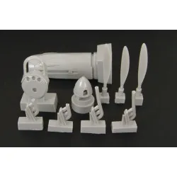 Brengun BRL48033 1/48 P-40E Klimov engine conversion conversion set for Hasegawa