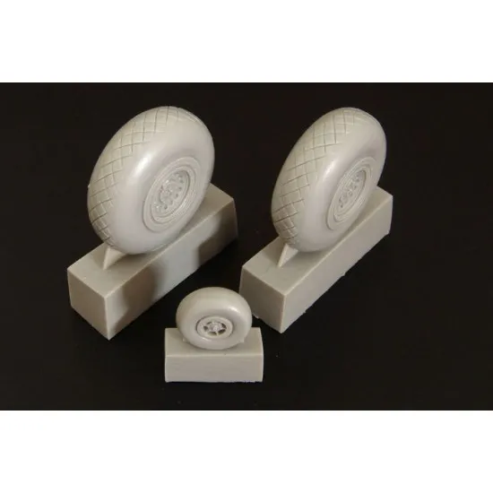 Brengun BRL48038 1/48 B17G wheel set resin accessories