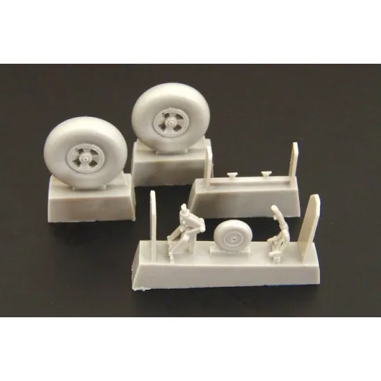 Brengun BRL48039 1/48 Huricane wheel set resin accessories