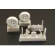 Brengun BRL48039 1/48 Huricane wheel set resin accessories