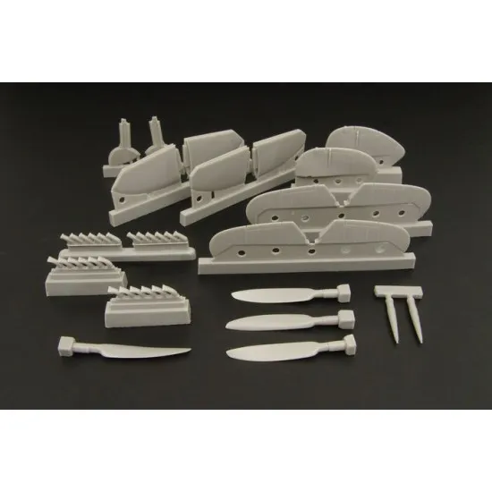 Brengun BRL48042 1/48 Spitfire MkIX exterior set -(Airfix) resin accessories