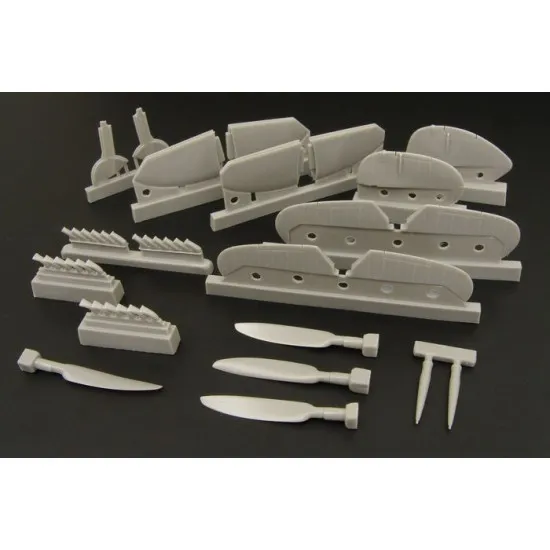 Brengun BRL48042 1/48 Spitfire MkIX exterior set -(Airfix) resin accessories
