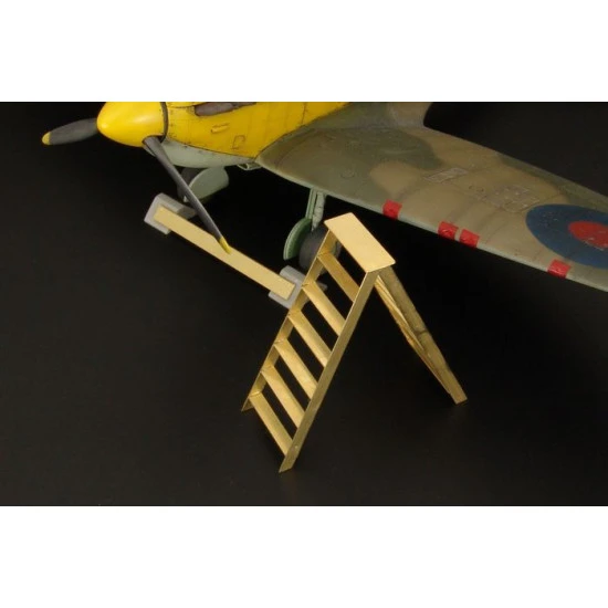 Brengun BRL48046 1/48 British wheel chock ladder resin accessories RAF aircraft