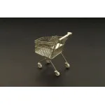 Brengun BRL48058 1/48 Shopping cart PE kit of modern shopping cart