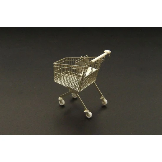 Brengun BRL48058 1/48 Shopping cart PE kit of modern shopping cart