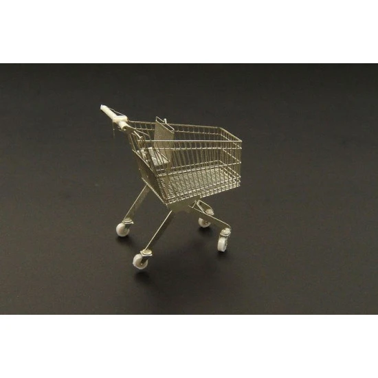 Brengun BRL48058 1/48 Shopping cart PE kit of modern shopping cart