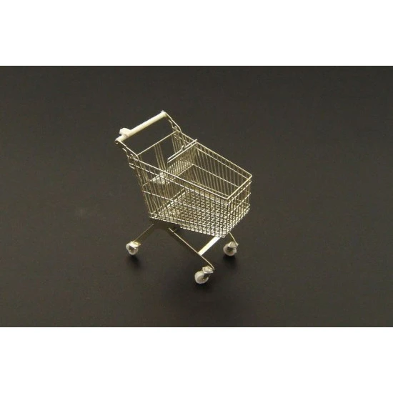 Brengun BRL48058 1/48 Shopping cart PE kit of modern shopping cart