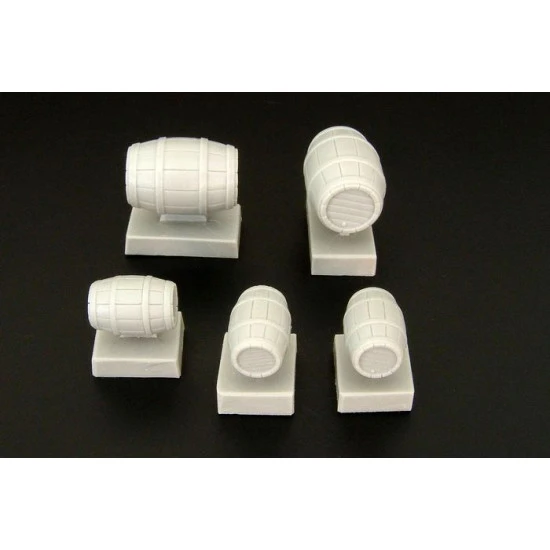 Brengun BRL48067 1/48 Wooden barrels resin set of wooden barrels