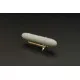 Brengun BRL48068 1/48 50gal cigar UK fuel tank with rack PE resin set of two pcs