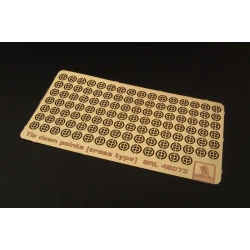 Brengun BRL48073 1/48 Tie down points (cross type) US aircraft carrier PE set