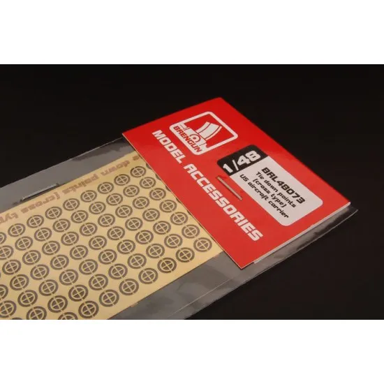 Brengun BRL48073 1/48 Tie down points (cross type) US aircraft carrier PE set
