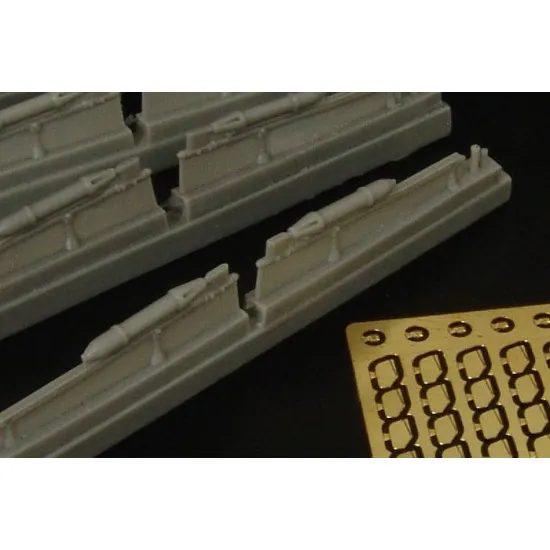Brengun BRL48088 1/48 RS82 rockets resin set of soviet airborn rockets