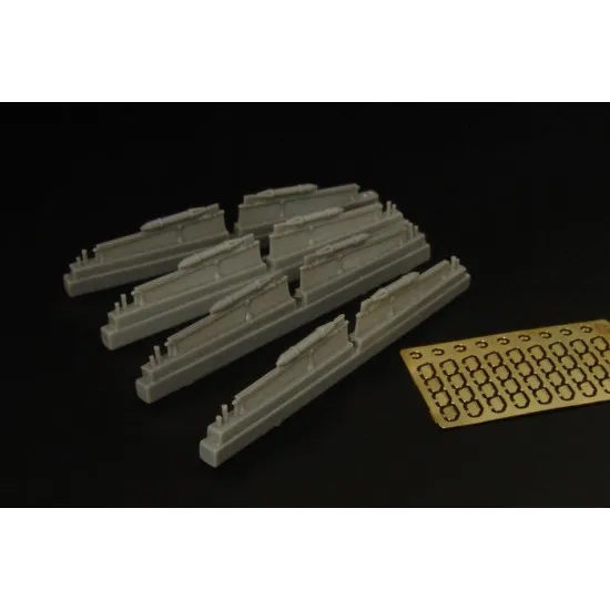 Brengun BRL48088 1/48 RS82 rockets resin set of soviet airborn rockets
