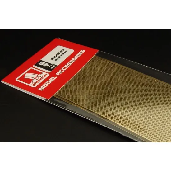 Brengun BRL48089 1/48 Oval holes PE plate with oval holes