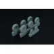 Brengun BRL48096 1/48 Spitfire 3 spoke wheels set (3 types of tires) resin set