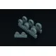 Brengun BRL48097 1/48 Spitfire 4 spoke wheels set (3 types of tires) resin set