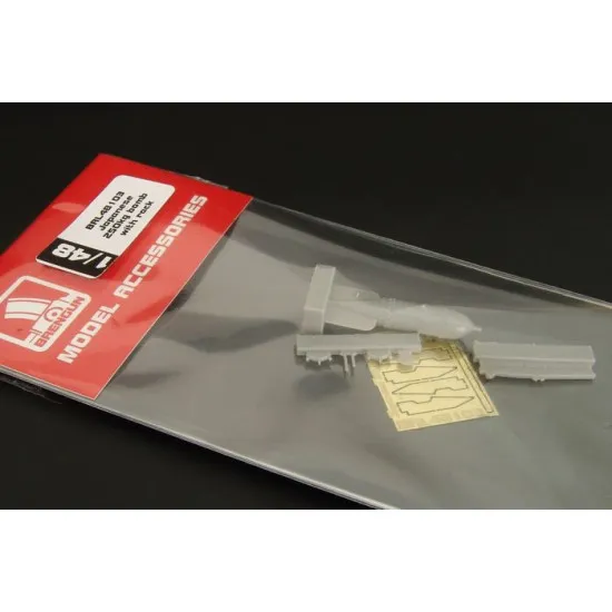 Brengun BRL48103 1/48 Japanese 250kg bomb with rack resin set