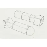 Brengun BRL48107 1/48 Mk24 Mine Fido“ torpedo resin set of U.S. torpedo