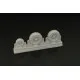 Brengun BRL48109 1/48 F-16 C-D Wheels resin set of wheels