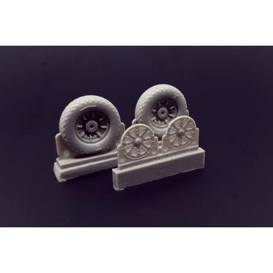 Brengun BRL48113 1/48 F4U Corsair Diamond Thread Wheels set resin