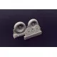 Brengun BRL48114 1/48 F4U Corsair Block Thread Wheels set resin