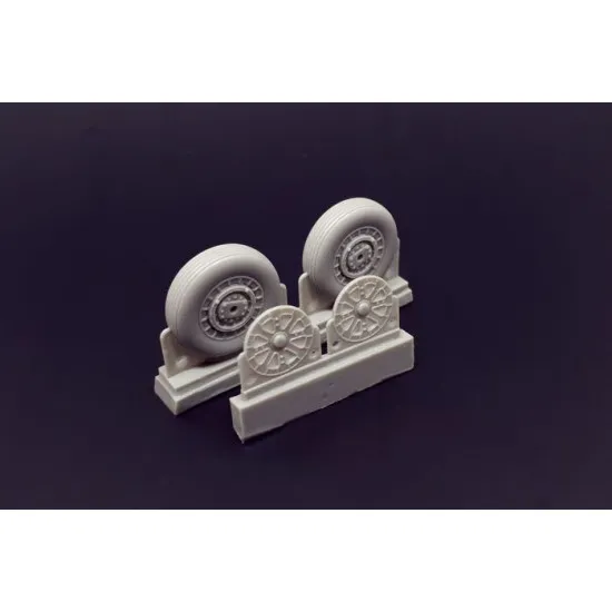 Brengun BRL48115 1/48 F4U Corsair Ribbed Thread Wheels set resin