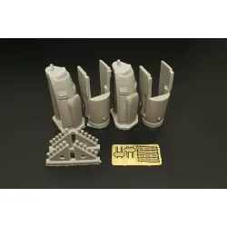 Brengun BRL48124 1/48 DH98 Mosquito two stage merlin resin set for Tamiya kit