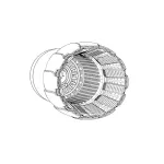 Brengun BRL48126 1/48 F-16C-D block 40-50 GE F110 engine nozzle resin for Tamiya