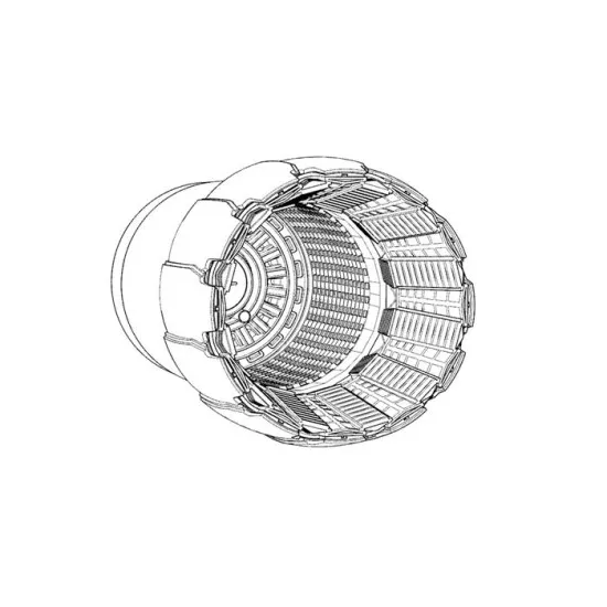 Brengun BRL48126 1/48 F-16C-D block 40-50 GE F110 engine nozzle resin for Tamiya