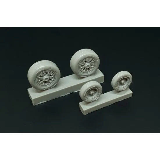 Brengun BRL48135 1/48 F/A-18 Wheels resin set of wheels