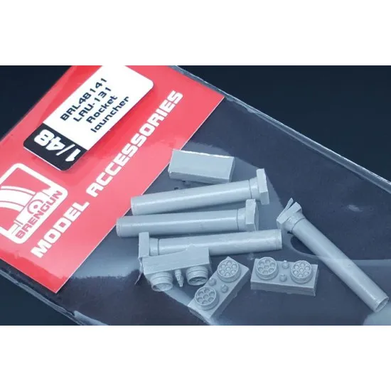 Brengun BRL48141 1/48 LAU-131 rocket launcher Resin accessories