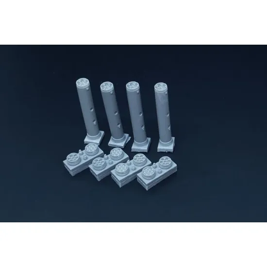 Brengun BRL48141 1/48 LAU-131 rocket launcher Resin accessories