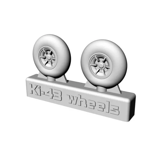 Brengun BRL48142 1/48 Ki-43 Wheels Resin wheels