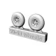 Brengun BRL48142 1/48 Ki-43 Wheels Resin wheels