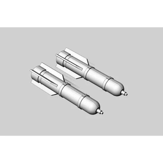 Brengun BRL48148 1/48 M26 flare (2pcs) Resin ser of U.S. WWII flares