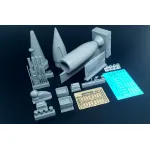 Brengun BRL48150 1/48 KC-130J Harvest Hawk Resin conversion set for US Hercules