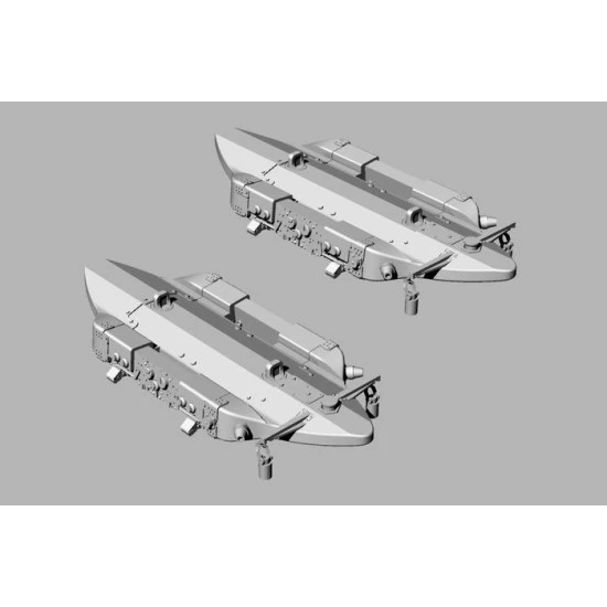 Brengun BRL48168 1/48 BRU-57 canted Vertical Ejector US Bomb Rack resin 2pcs