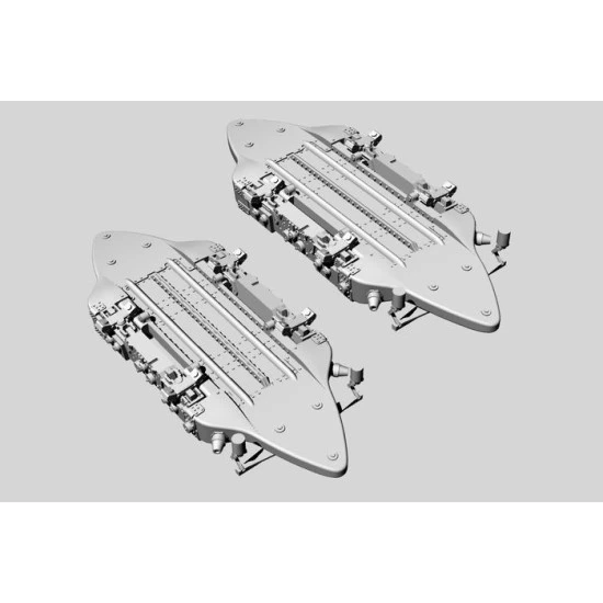 Brengun BRL48168 1/48 BRU-57 canted Vertical Ejector US Bomb Rack resin 2pcs