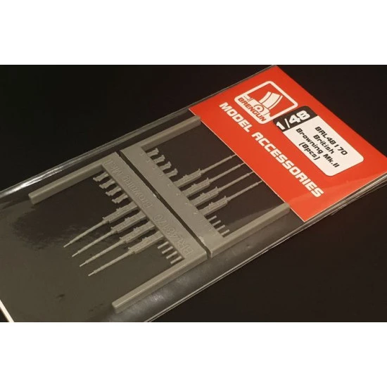 Brengun BRL48170 1/48 British Browning Mk.II resin set of machine guns 8pcs