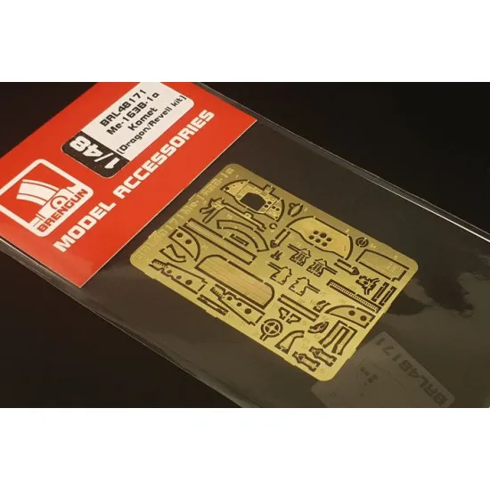 Brengun BRL48171 1/48 Me-163B-1a Komet PE set for Dragon/Revel kit