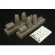 Brengun BRL48172 1/48 Mk 77 napalm bomb (2pcs) resin set of U.S. bombs (4 pcs)