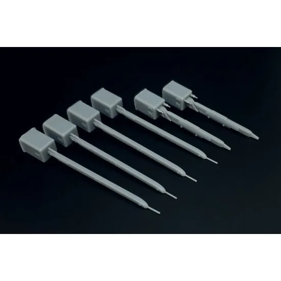 Brengun BRL48175 1/48 LAU-115 LAU-127 adapters US modern rail launchers 2pcs