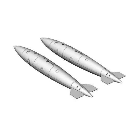 Brengun BRL48176 1/72 USN 150 gal Douglas US Drop Fuel Tank resin 2 sets