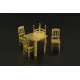 Brengun BRL72013 1/72 Table and chairs PE table and chairs kit