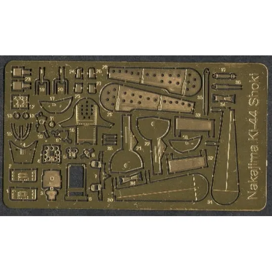 Brengun BRL72019 1/72 Ki-44 Shoki - Tojo PE accessories for SWORD kit